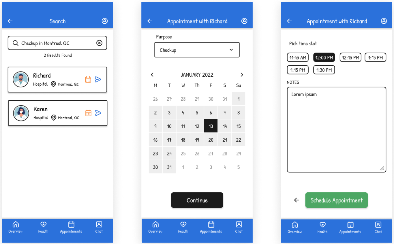 Prototype – Appointment Scheduling